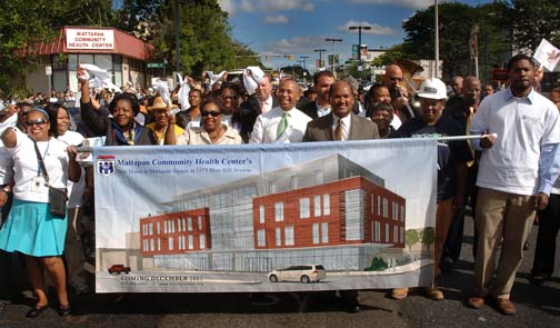 Sept. 10, 2010 parade celebrates new health center plans